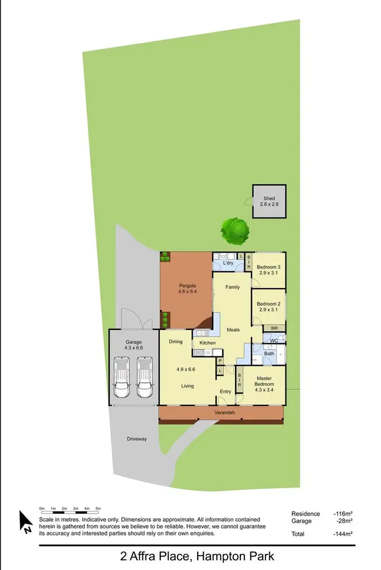 Floorplan of Homely house listing, 2 Affra Place, Hampton Park VIC 3976