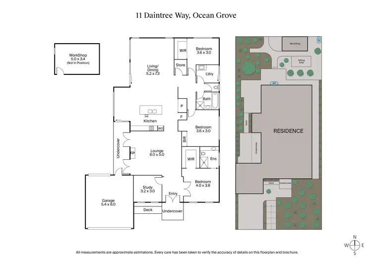 Floorplan of Homely house listing, 11 Daintree Way, Ocean Grove VIC 3226