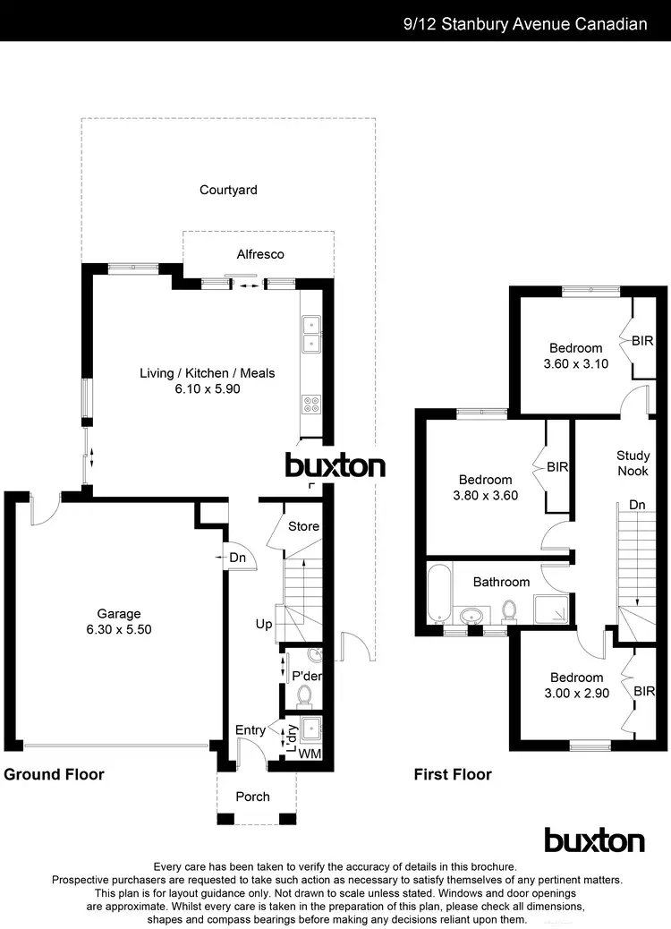 Floorplan of Homely house listing, 9/12 Stanbury Avenue, Canadian VIC 3350