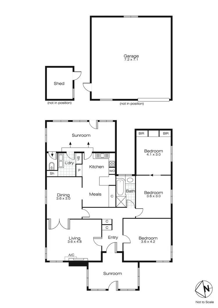 Floorplan of Homely house listing, 907 Pleasant Street, Redan VIC 3350
