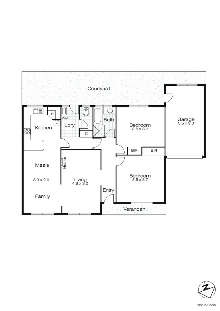 Floorplan of Homely house listing, 5/1-3 Cromwell Street, Sebastopol VIC 3356