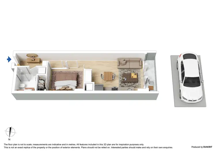 Floorplan of Homely apartment listing, 902/280 Spencer Street, Melbourne VIC 3000