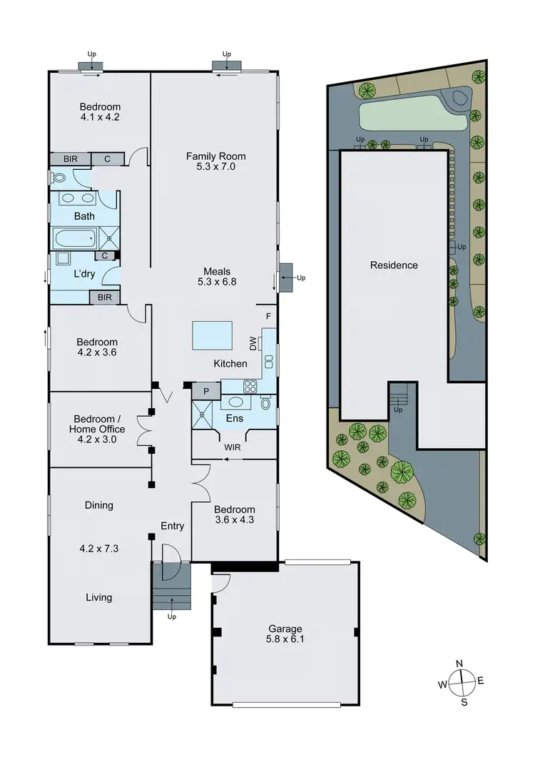 Floorplan of Homely house listing, 15 Fulton Crescent, Burwood VIC 3125