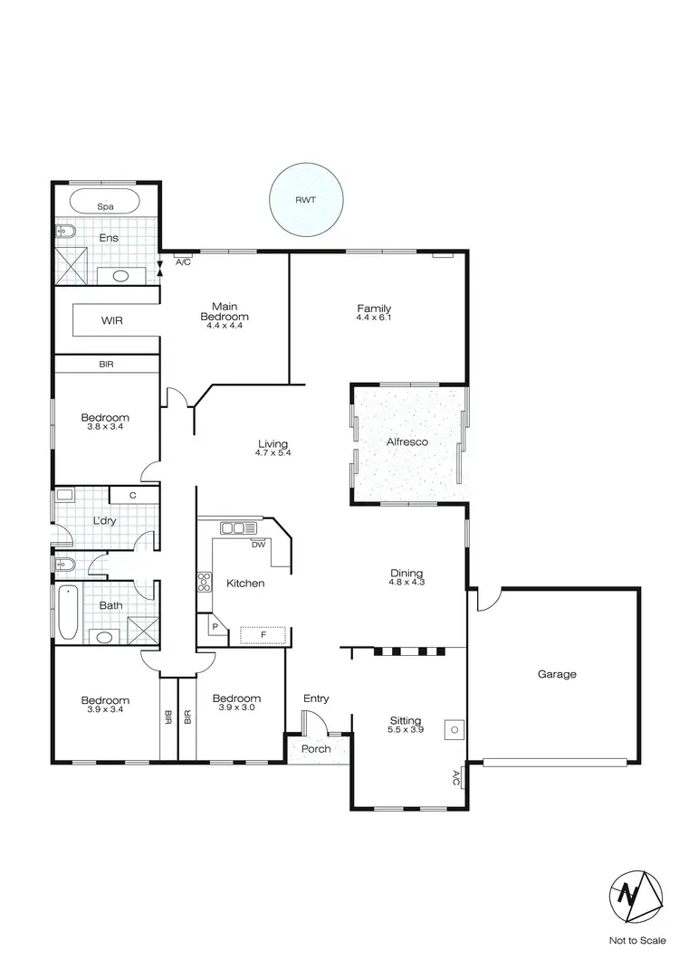 Floorplan of Homely house listing, 16 Stawell Street South, Eureka VIC 3350