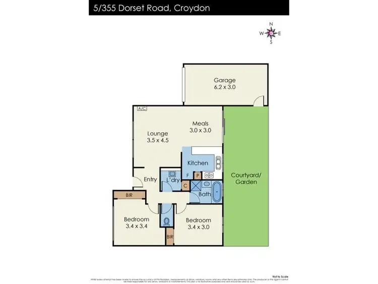 Floorplan of Homely unit listing, 5/355 Dorset Road, Croydon VIC 3136