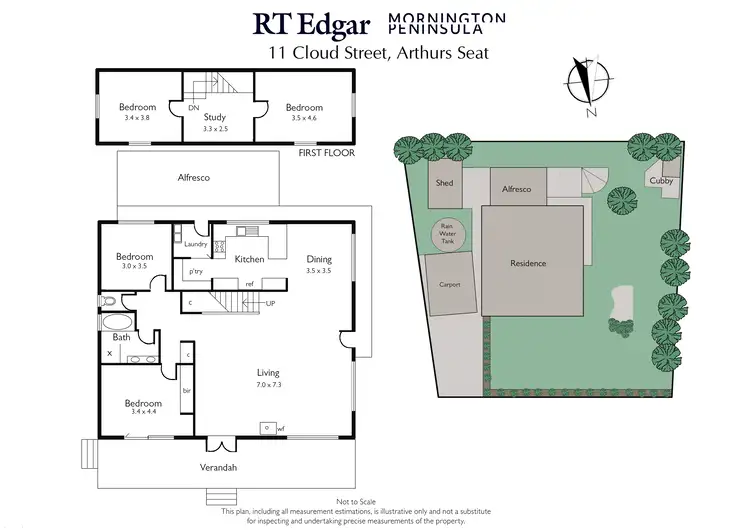 Floorplan of Homely house listing, 11 Cloud Street, Arthurs Seat VIC 3936