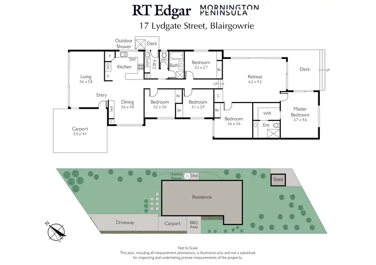 Floorplan of Homely house listing, 17 Lydgate Street, Blairgowrie VIC 3942