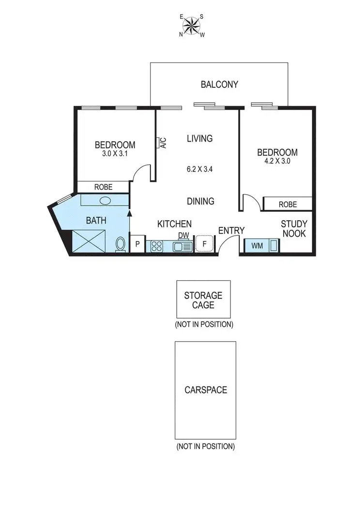 Floorplan of Homely apartment listing, 104/1 Mackie Road, Bentleigh East VIC 3165
