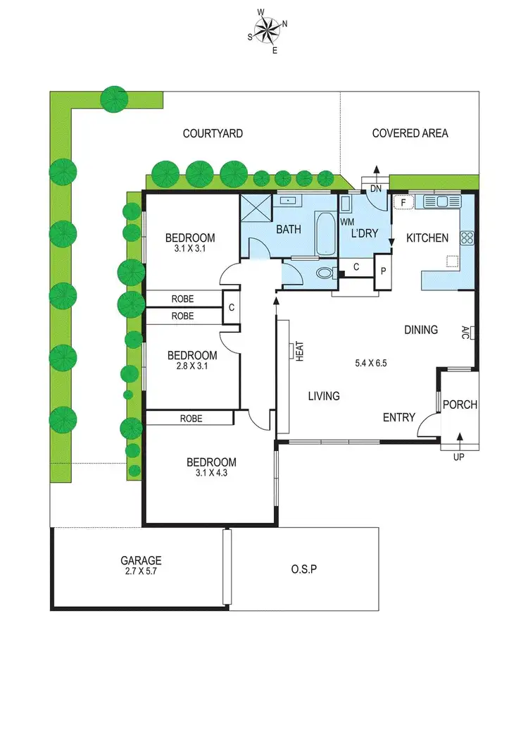 Floorplan of Homely villa listing, 8/107 East Boundary Road, Bentleigh East VIC 3165