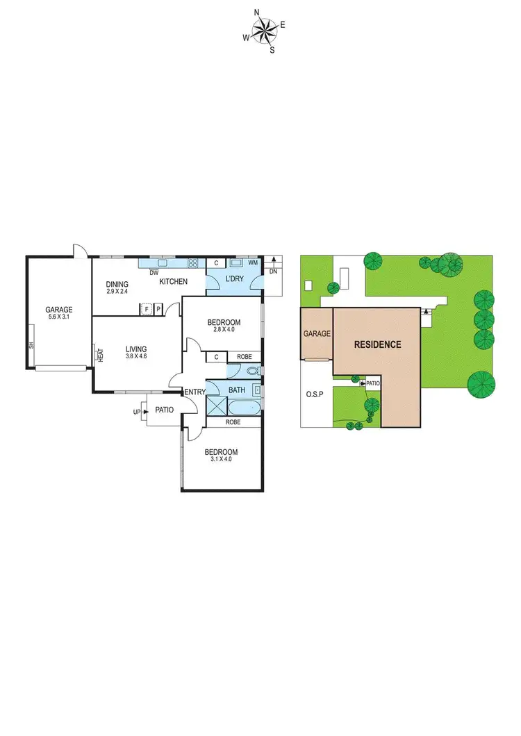 Floorplan of Homely unit listing, 13A Gavin Street, Moorabbin VIC 3189