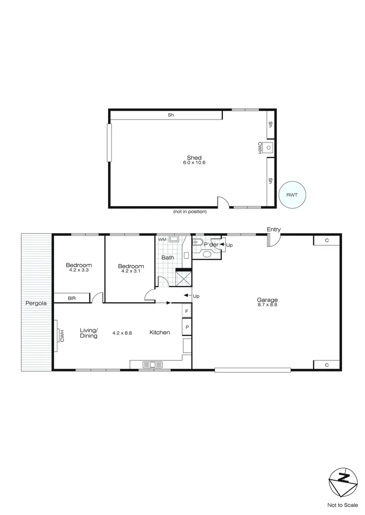 Floorplan of Homely house listing, 78 Springs Road, Brown Hill VIC 3350