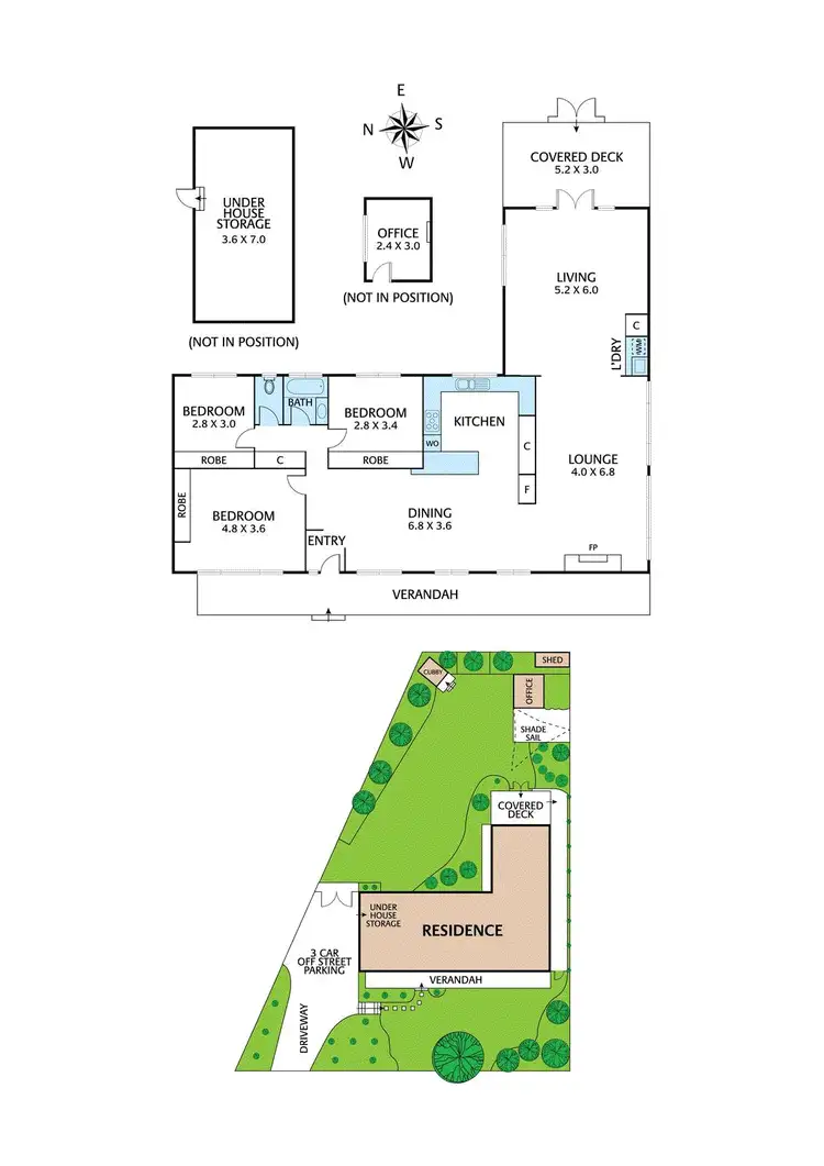 Floorplan of Homely house listing, 3 Byron Avenue, Lower Plenty VIC 3093