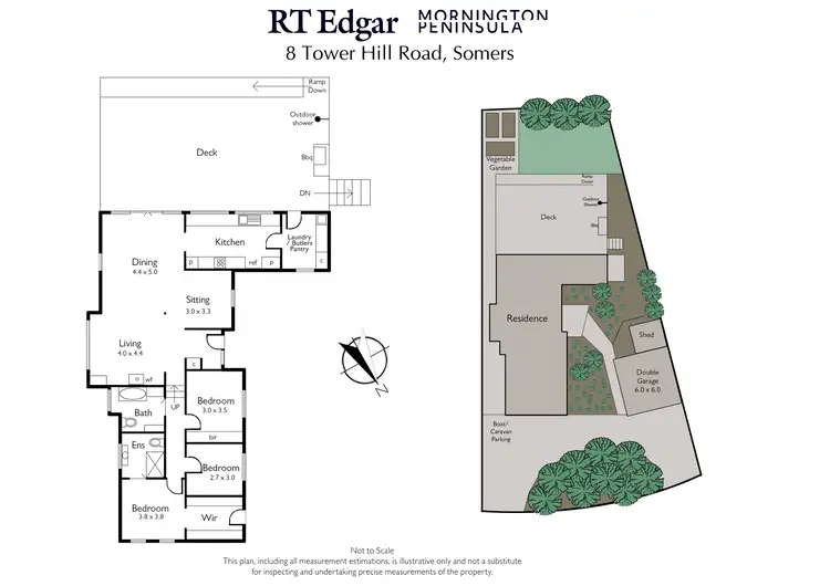 Floorplan of Homely house listing, 8 Tower Hill Road, Somers VIC 3927