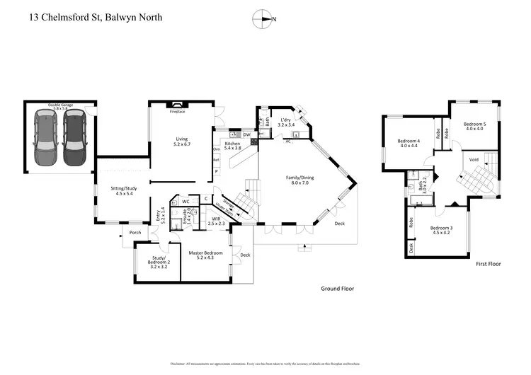 Floorplan of Homely house listing, 13 Chelmsford Street, Balwyn North VIC 3104