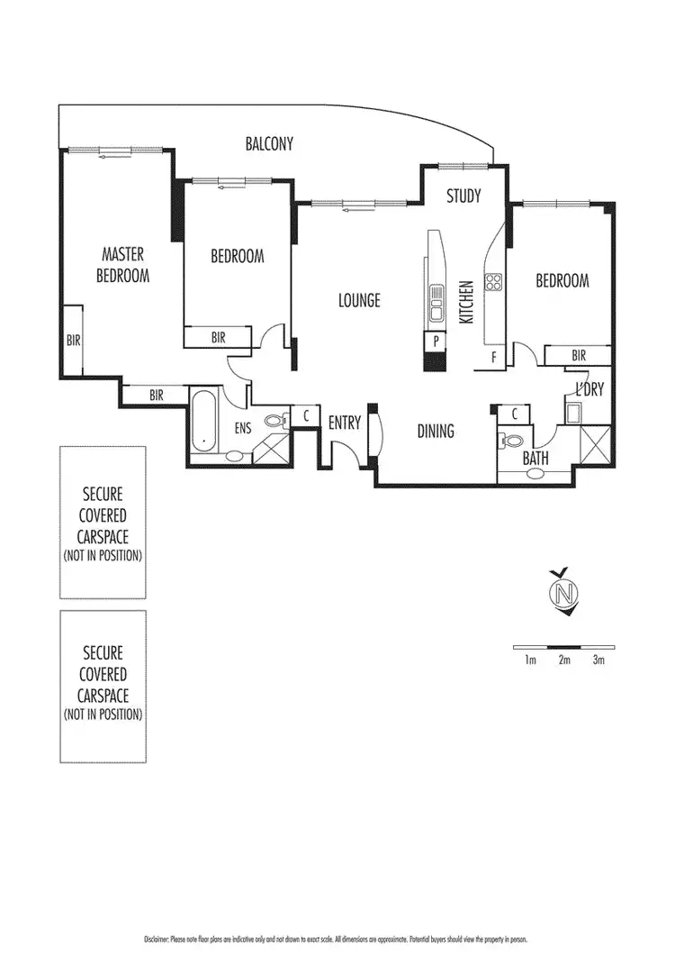 Floorplan of Homely apartment listing, 107/115 Beach Street, Port Melbourne VIC 3207