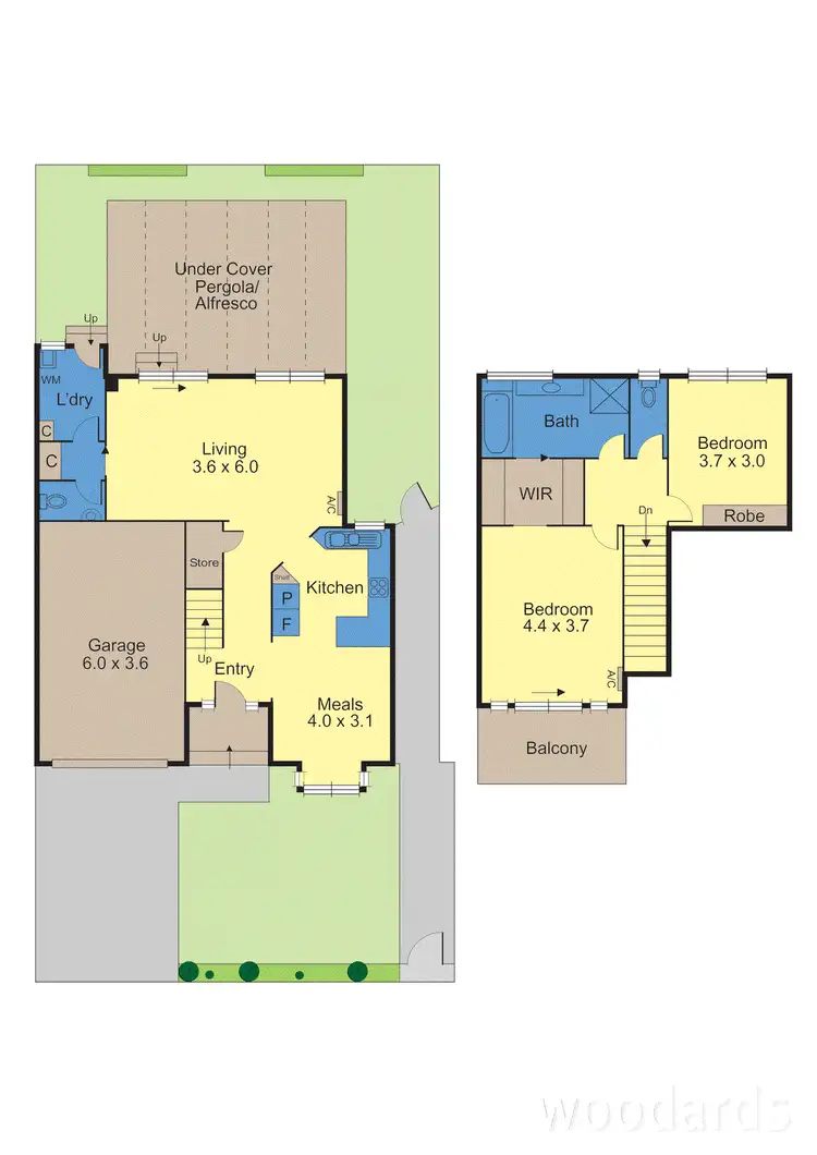 Floorplan of Homely townhouse listing, 3/50 Euston Road, Hughesdale VIC 3166