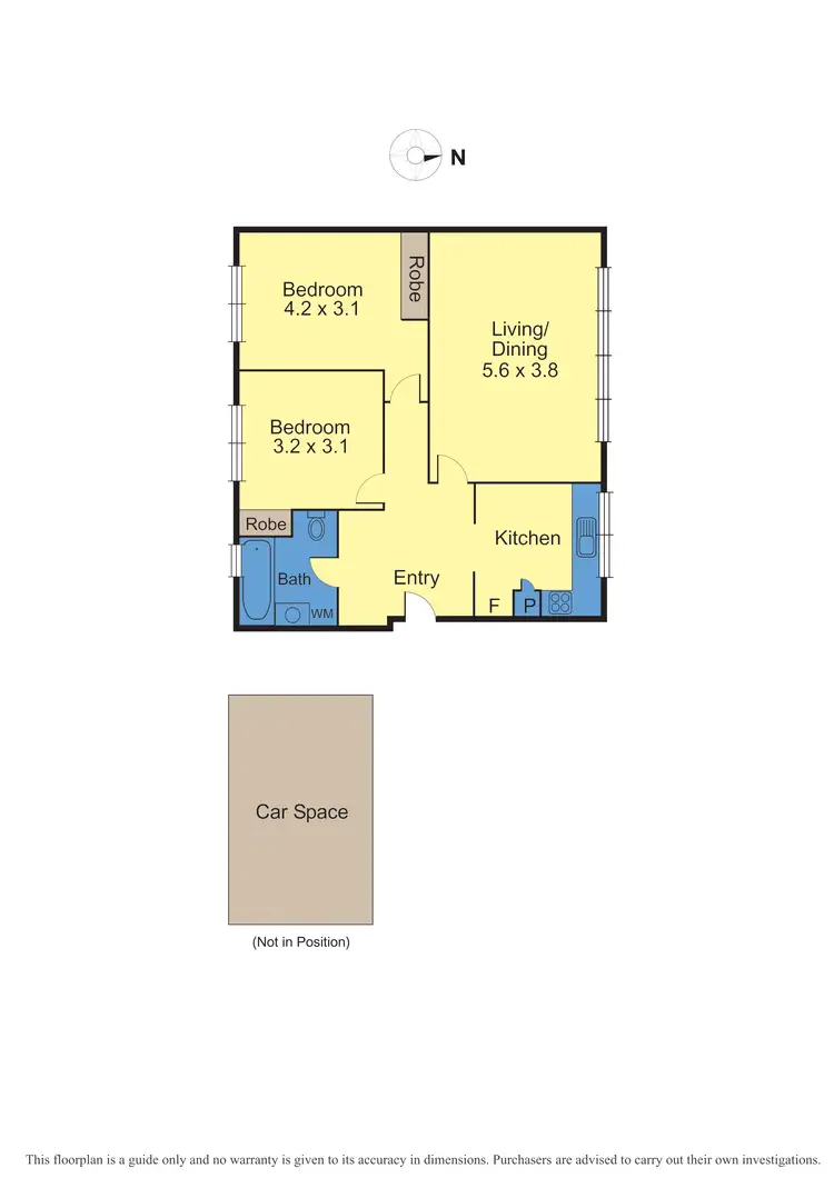Floorplan of Homely apartment listing, 21/168 Power Street, Hawthorn VIC 3122