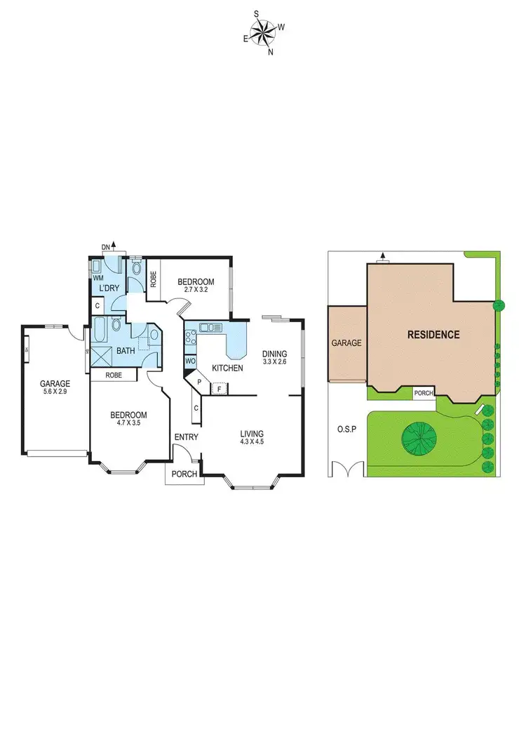 Floorplan of Homely unit listing, 1/8 Fitzroy Street, Bentleigh VIC 3204