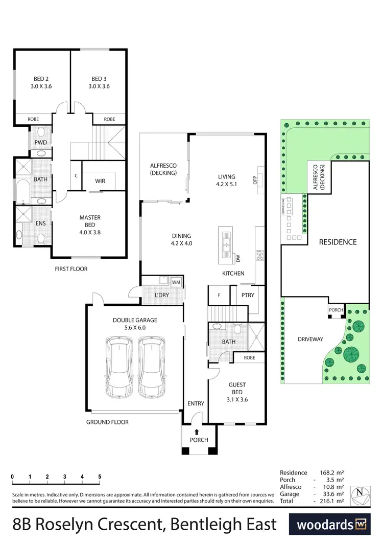 Floorplan of Homely townhouse listing, 8B Roselyn Crescent, Bentleigh East VIC 3165