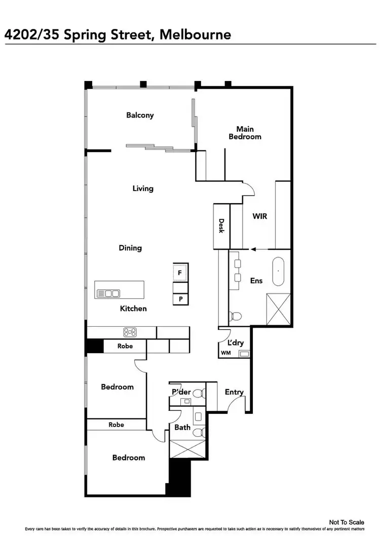Floorplan of Homely apartment listing, 4202/35 Spring Street, Melbourne VIC 3000