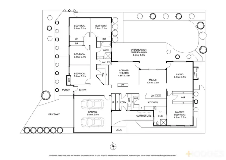 Floorplan of Homely house listing, 8 Brushwood Court, Ocean Grove VIC 3226