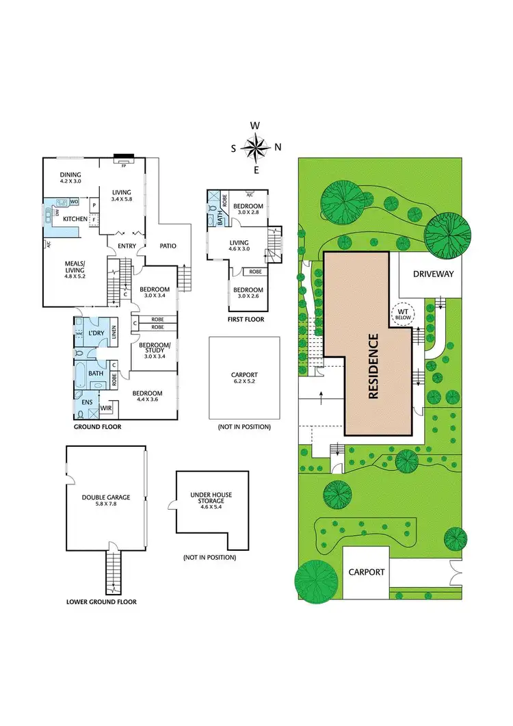 Floorplan of Homely house listing, 2 Thornton Street, Eltham VIC 3095