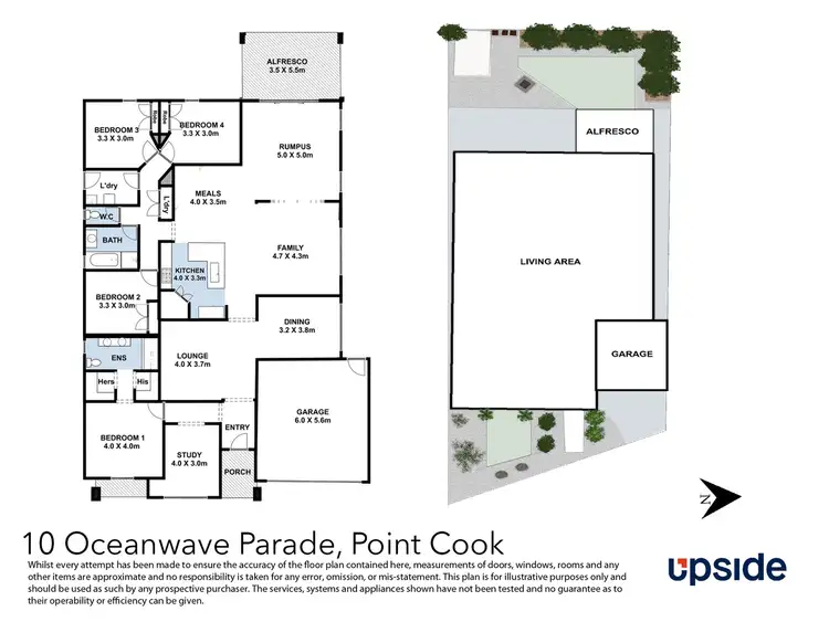 Floorplan of Homely house listing, 10 Oceanwave Parade, Point Cook VIC 3030