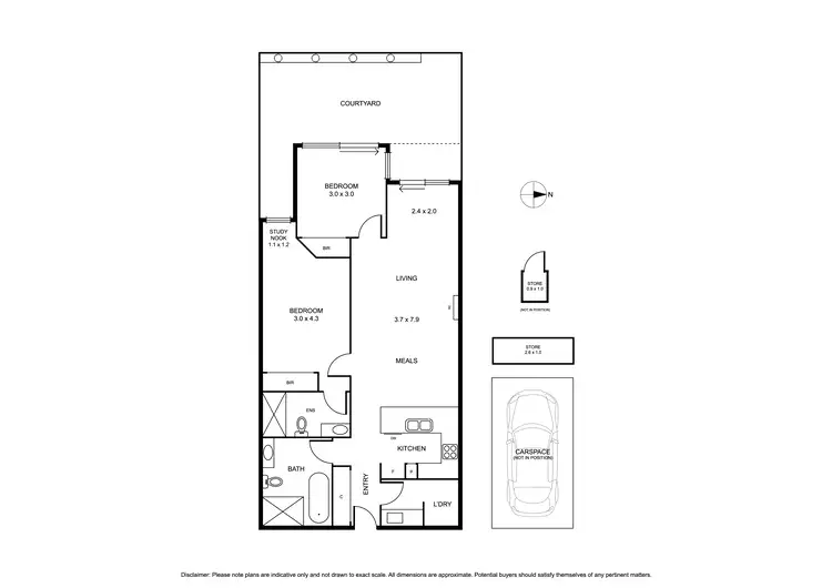 Floorplan of Homely apartment listing, 7g/79-83 Mitchell Street, Bentleigh VIC 3204
