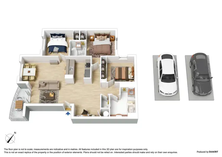 Floorplan of Homely apartment listing, 8/12 Courtney Street, North Melbourne VIC 3051