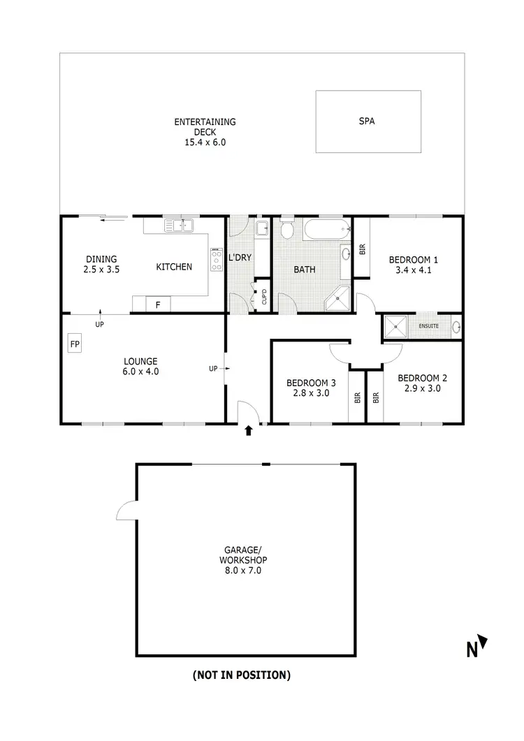 Floorplan of Homely house listing, 26 Ryans Rd, Waterford Park VIC 3658