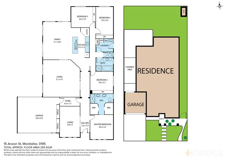 Floorplan of Homely house listing, 15 Arwon Street, Mordialloc VIC 3195