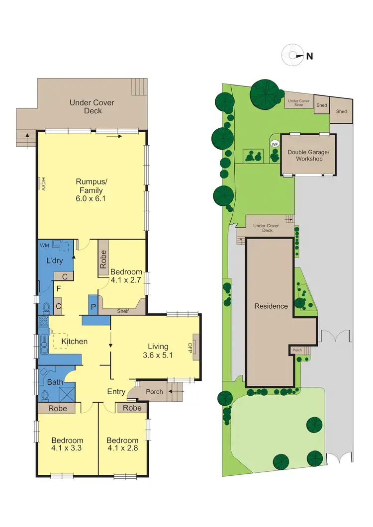 Floorplan of Homely house listing, 34 Woonah Street, Chadstone VIC 3148