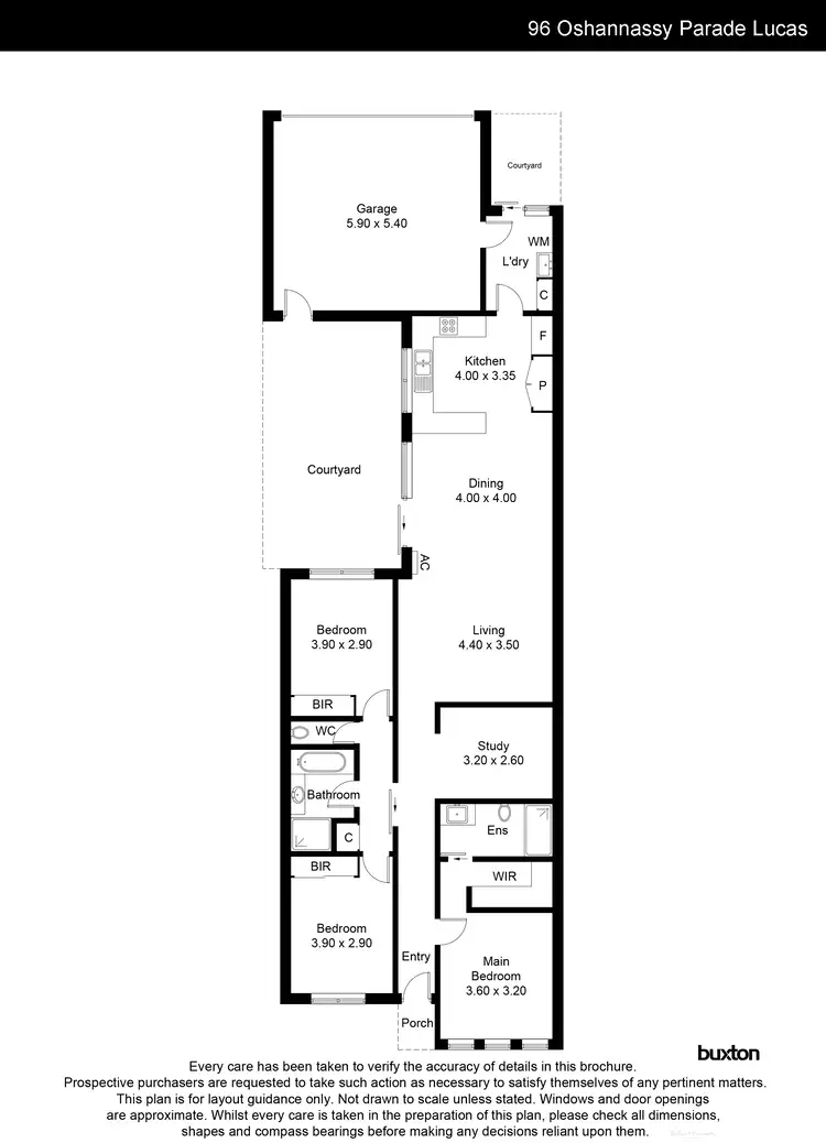 Floorplan of Homely house listing, 96 O'Shannassy Parade, Lucas VIC 3350