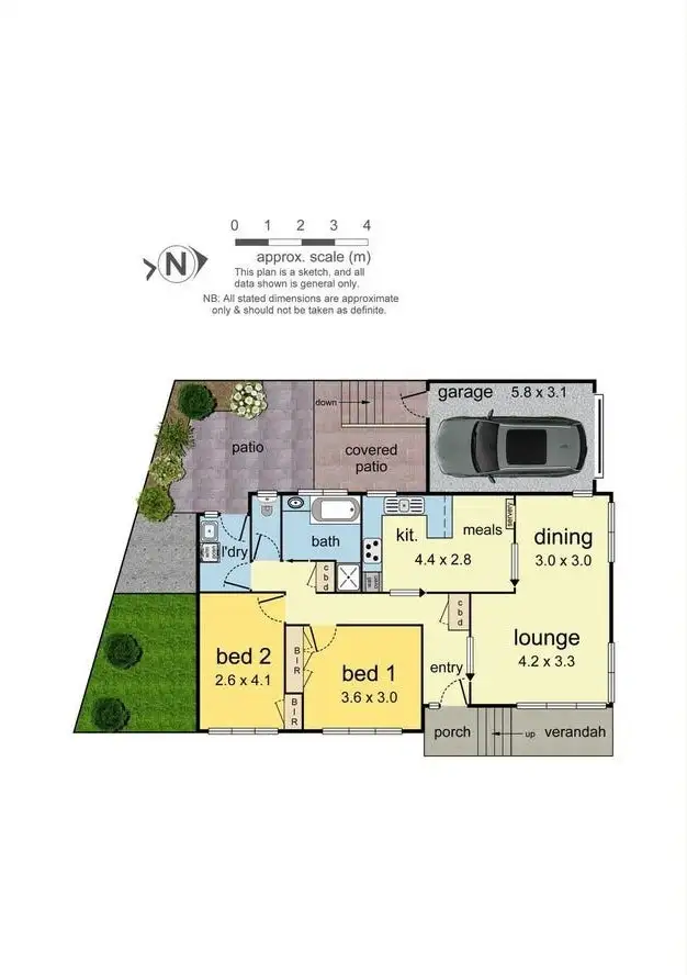 Floorplan of Homely unit listing, 1/1 Elm Grove, Mount Waverley VIC 3149