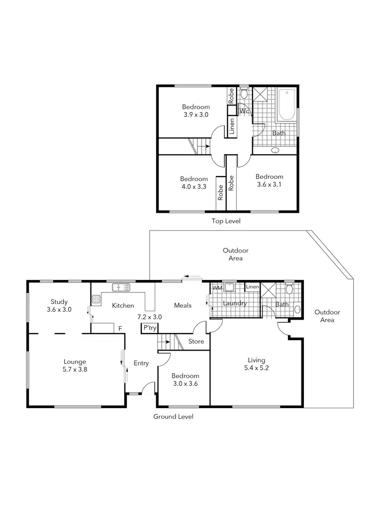 Floorplan of Homely house listing, 414 Forest Street, Wendouree VIC 3355