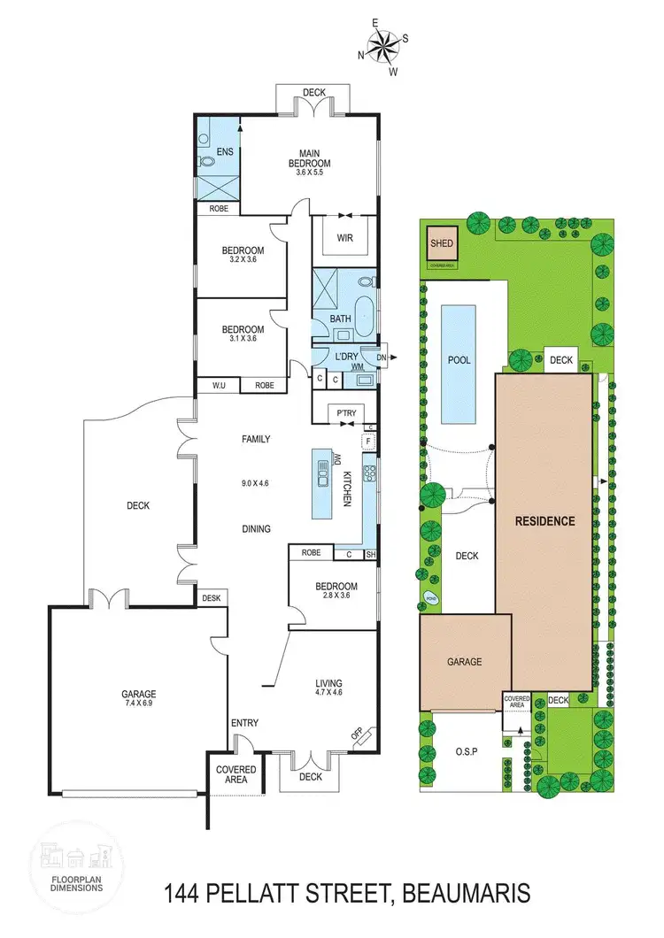 Floorplan of Homely house listing, 144 Pellatt Street, Beaumaris VIC 3193