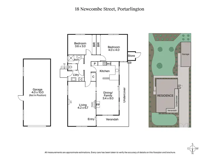 Floorplan of Homely house listing, 18 Newcombe Street, Portarlington VIC 3223