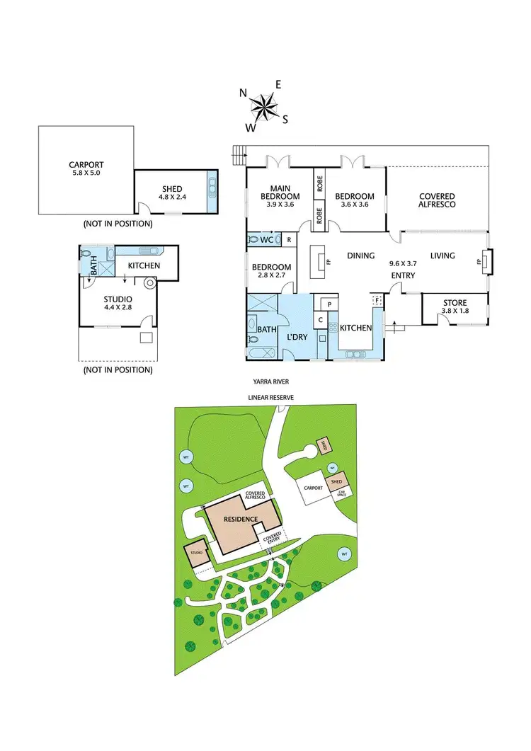 Floorplan of Homely house listing, 41 Koornong Crescent, North Warrandyte VIC 3113