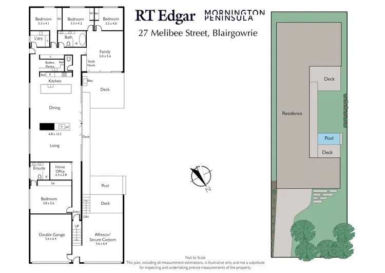 Floorplan of Homely house listing, 27 Melibee Street, Blairgowrie VIC 3942