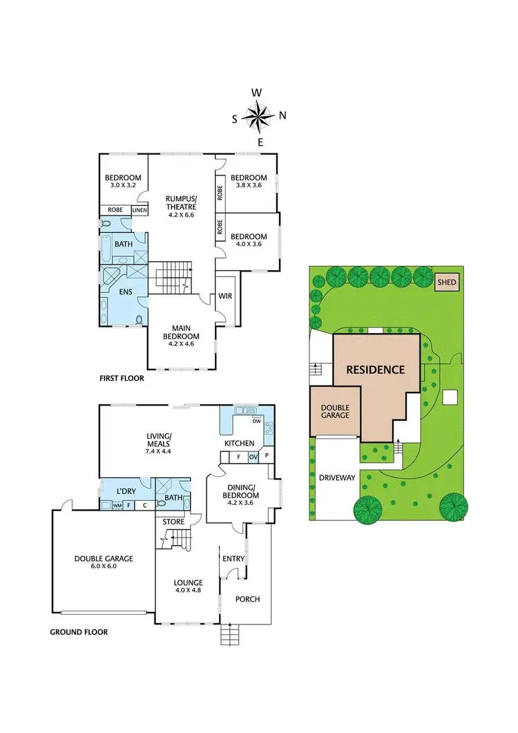 Floorplan of Homely house listing, 55 Casey Crescent, Viewbank VIC 3084