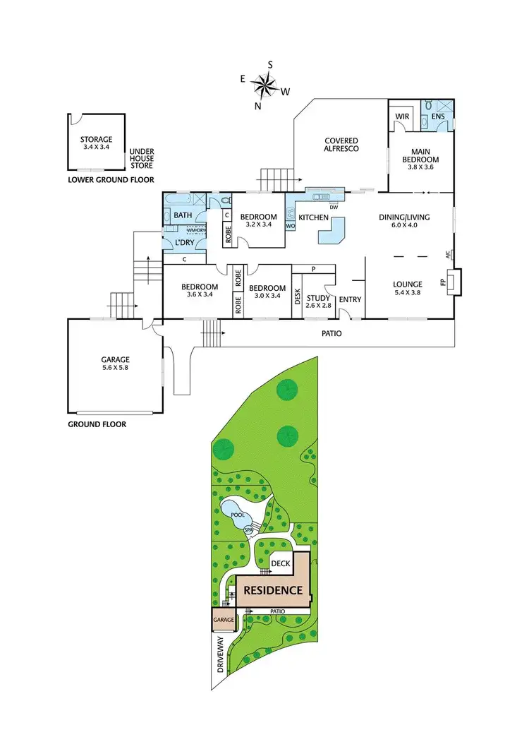 Floorplan of Homely house listing, 20 Laurel Hill Drive, Eltham North VIC 3095