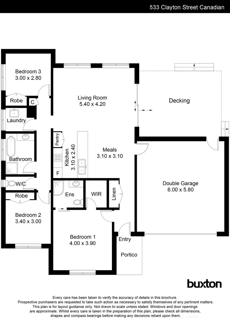 Floorplan of Homely house listing, 533 Clayton Street, Canadian VIC 3350