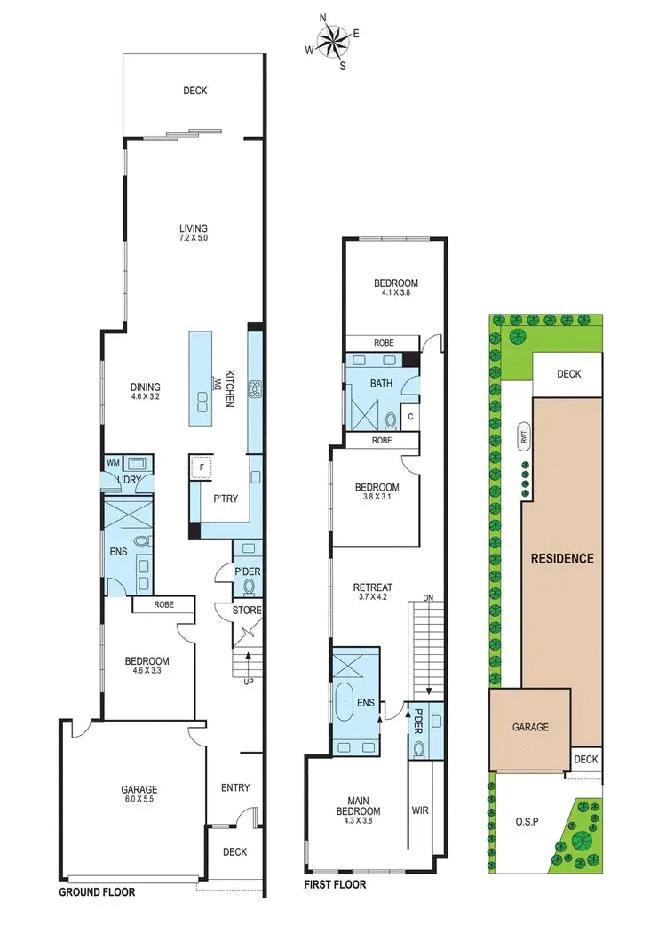Floorplan of Homely house listing, 49a Apex Avenue, Hampton East VIC 3188