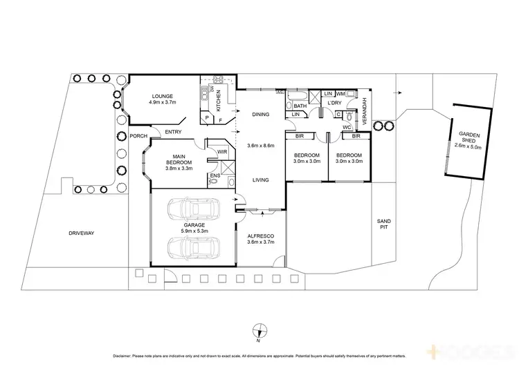 Floorplan of Homely house listing, 44 Lara Boulevard, Lara VIC 3212