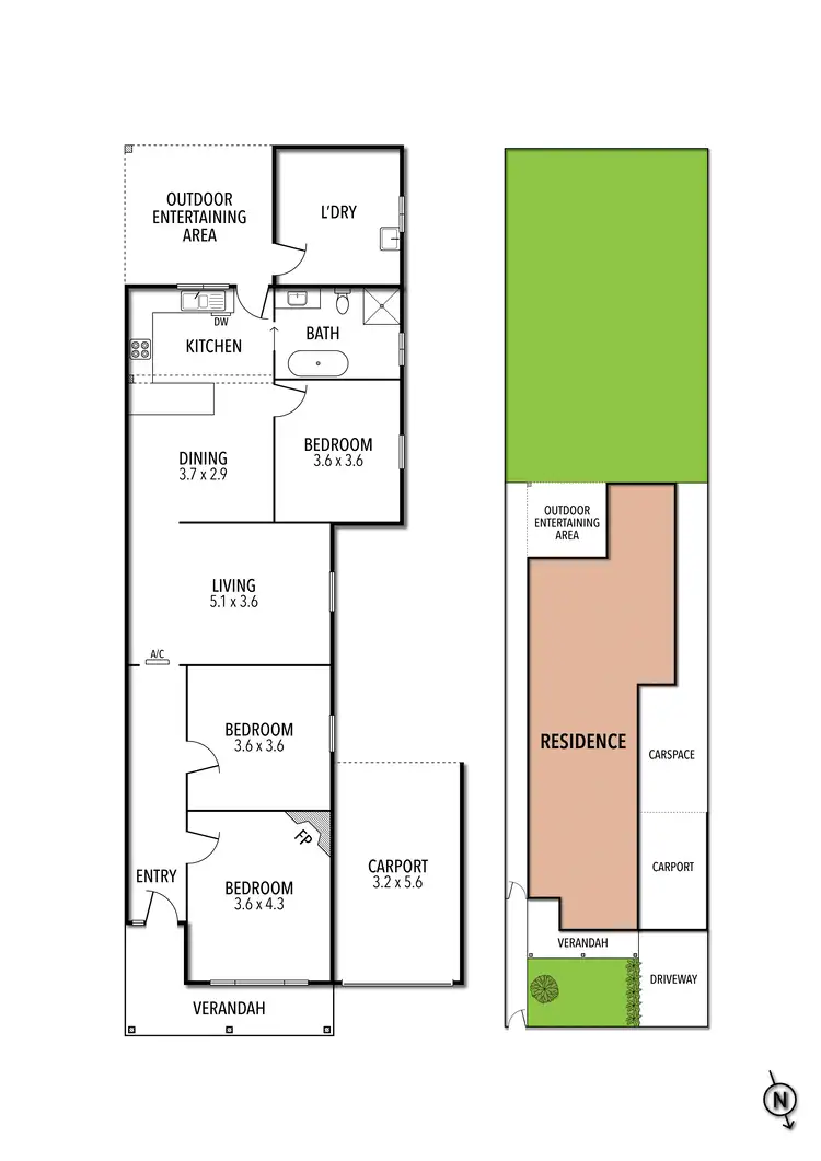 Floorplan of Homely house listing, 34 Epsom Road, Ascot Vale VIC 3032