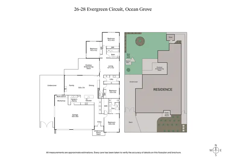Floorplan of Homely house listing, 26-28 Evergreen Circuit, Ocean Grove VIC 3226