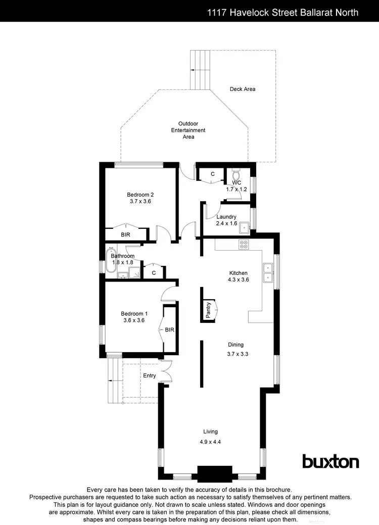 Floorplan of Homely house listing, 1117 Havelock Street, Ballarat North VIC 3350