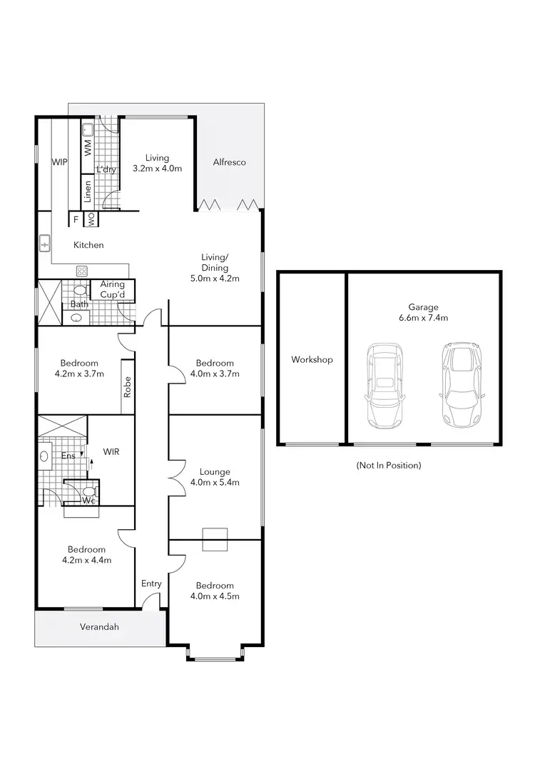 Floorplan of Homely house listing, 537 Barkly Street, Golden Point VIC 3350