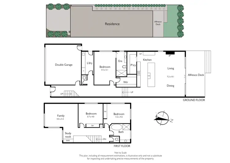 Floorplan of Homely townhouse listing, 40a Carnoustie Grove, Mornington VIC 3931