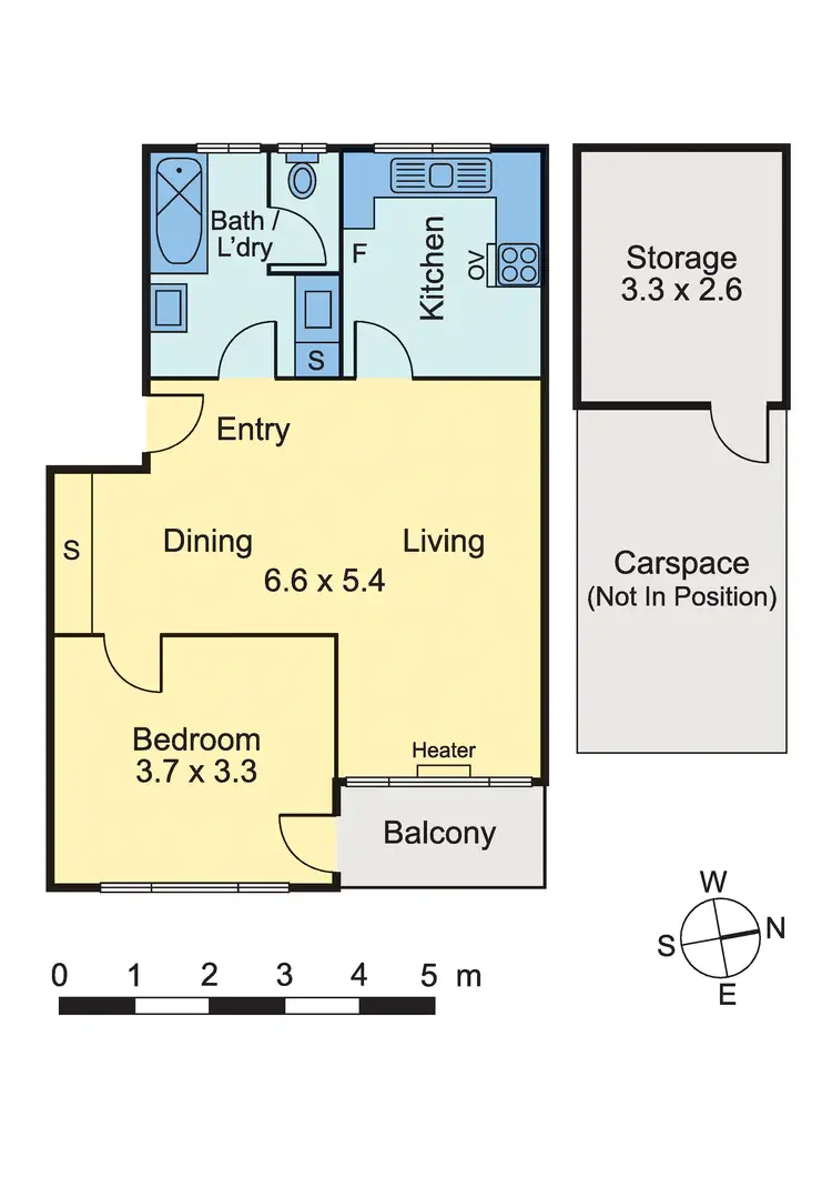 Floorplan of Homely apartment listing, 5/151 The Parade, Ascot Vale VIC 3032